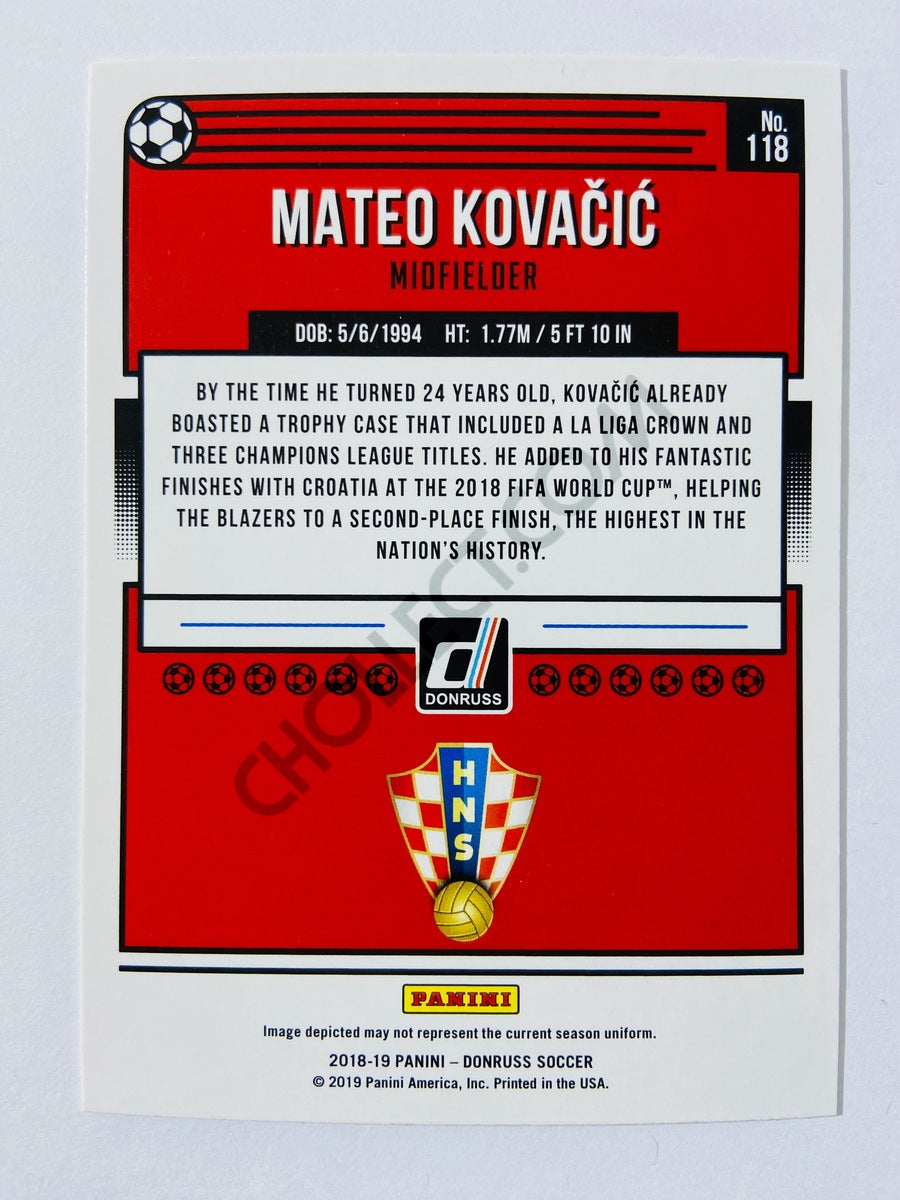 Mateo Kovacic - Croatia 2018-19 Panini Donruss #118