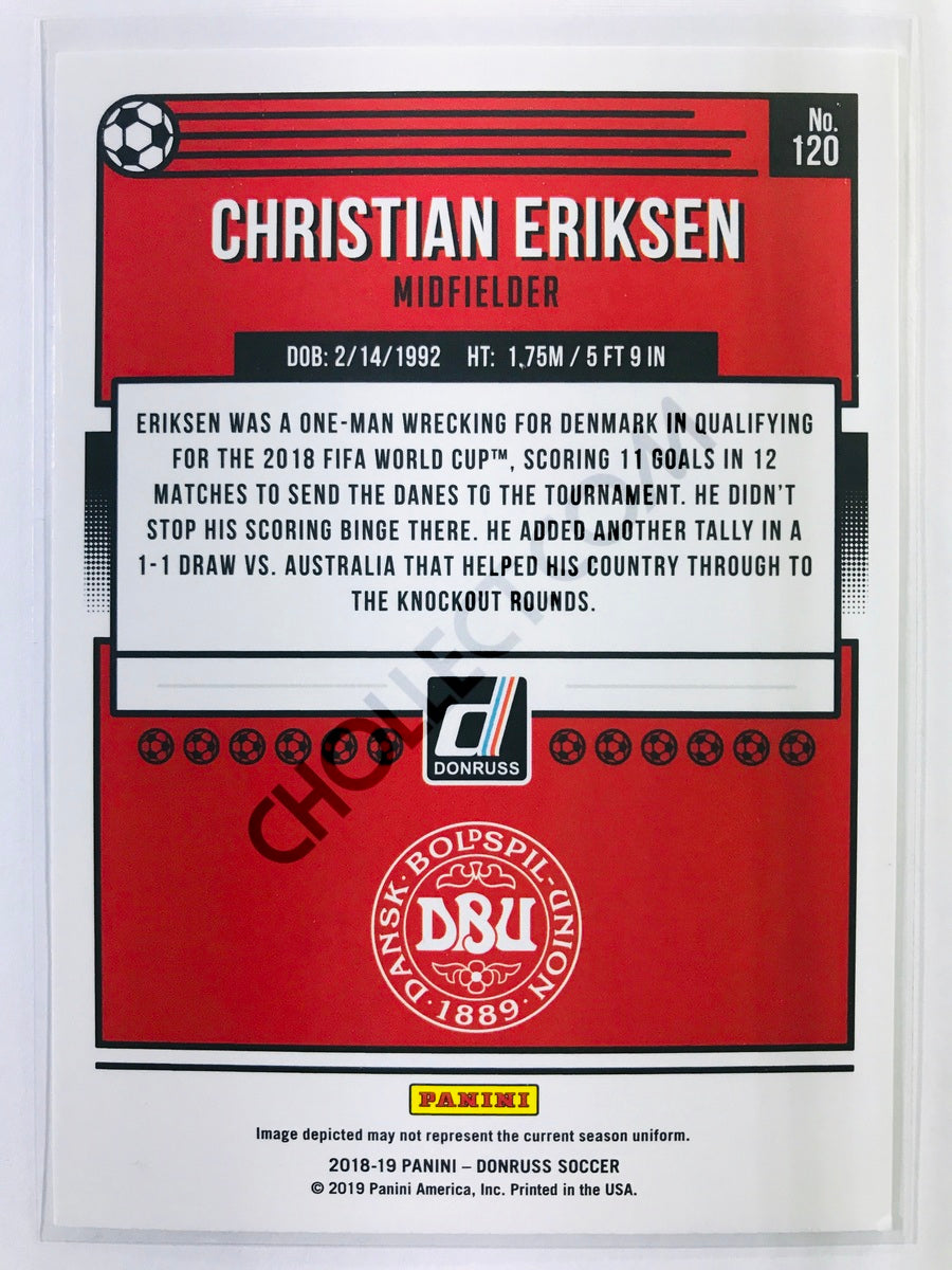 Christian Eriksen - Denmark 2018-19 Panini Donruss #120