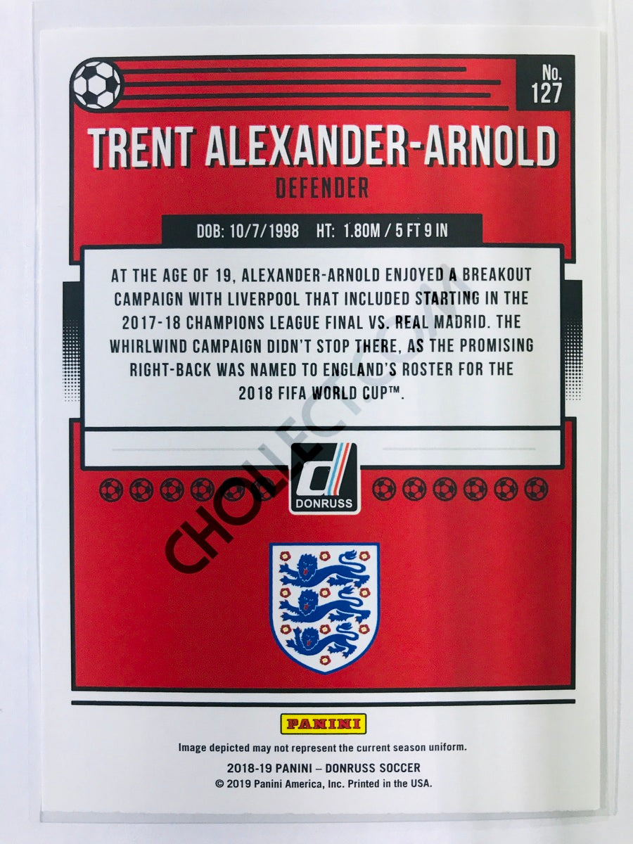 Trent Alexander-Arnold - England 2018-19 Panini Donruss #127