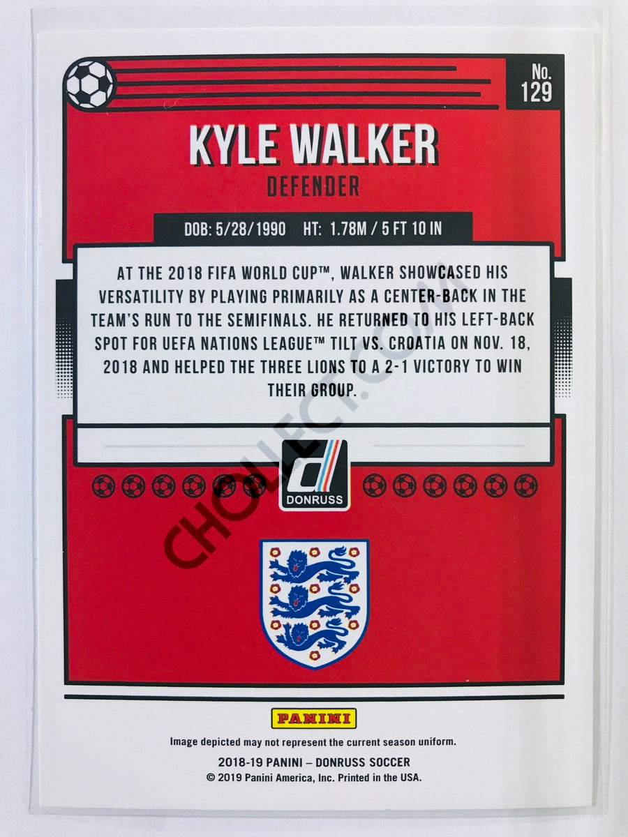 Kyle Walker - England 2018-19 Panini Donruss #129