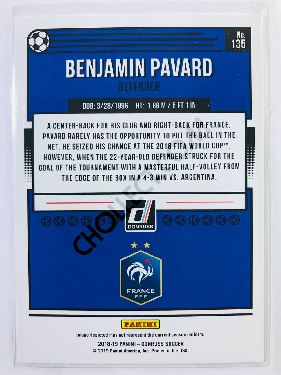 Benjamin Pavard - France 2018-19 Panini Donruss #135