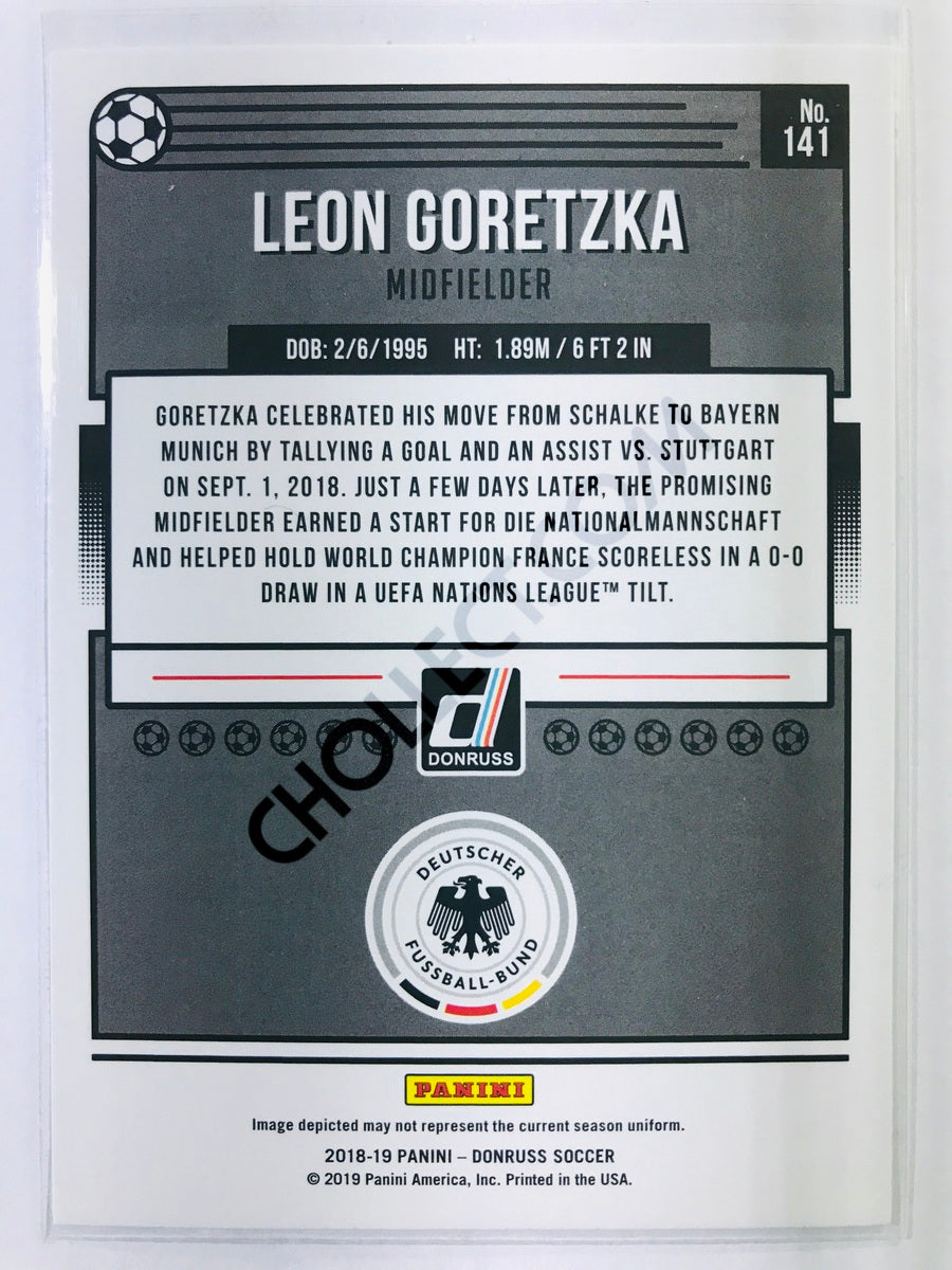 Leon Goretzka - Germany 2018-19 Panini Donruss #141