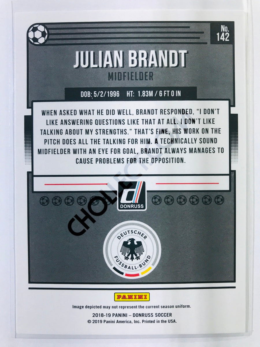 Julian Brandt - Germany 2018-19 Panini Donruss #142