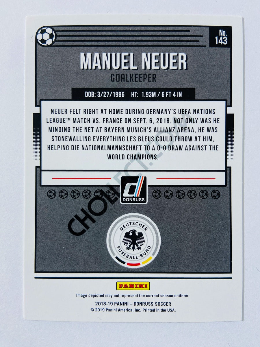 Manuel Neuer - Germany 2018-19 Panini Donruss #143