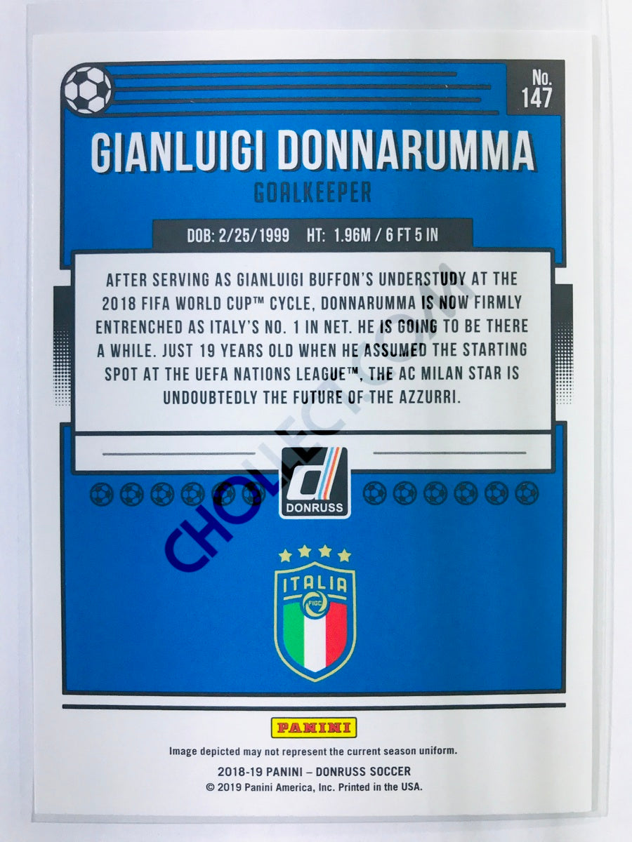 Gianluigi Donnarumma - Italy 2018-19 Panini Donruss #147