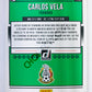 Carlos Vela - Mexico 2018-19 Panini Donruss #148