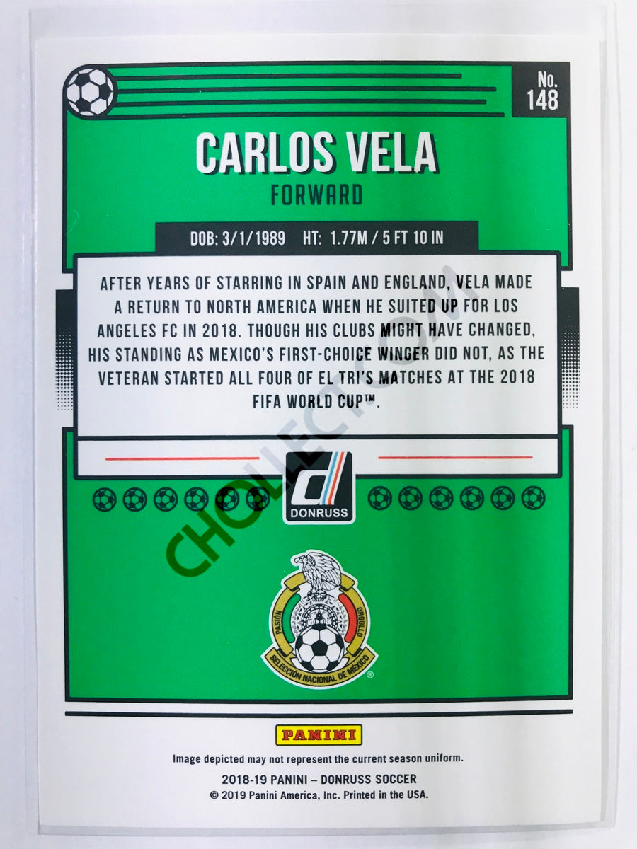 Carlos Vela - Mexico 2018-19 Panini Donruss #148