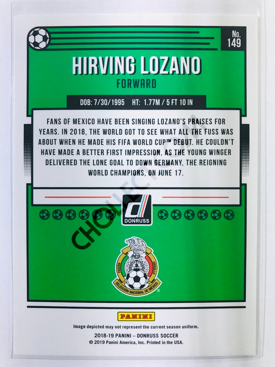 Hirving Lozano - Mexico 2018-19 Panini Donruss #149