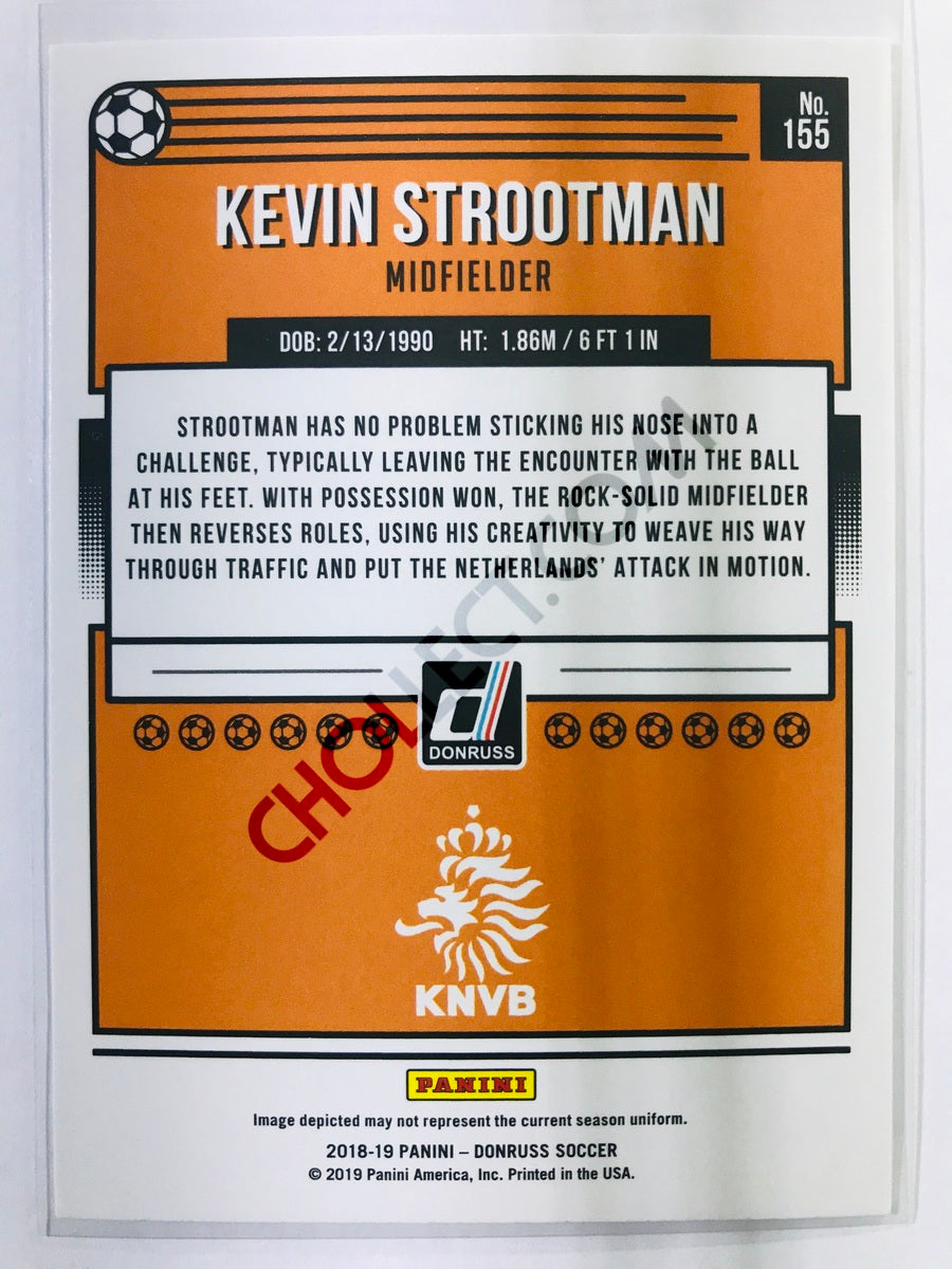 Kevin Strootman - Netherlands 2018-19 Panini Donruss #155