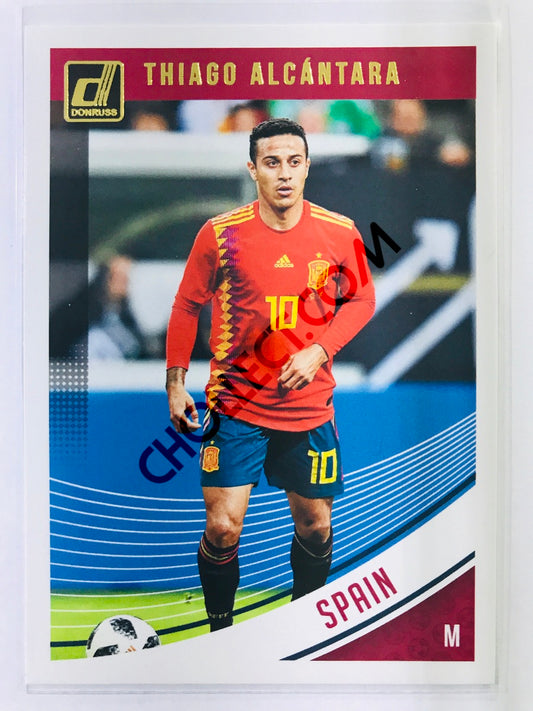 Thiago Alcantara - Spain 2018-19 Panini Donruss #165