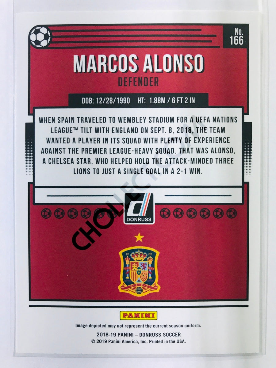 Marcos Alonso - Spain 2018-19 Panini Donruss #166