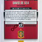 David de Gea - Spain 2018-19 Panini Donruss #168