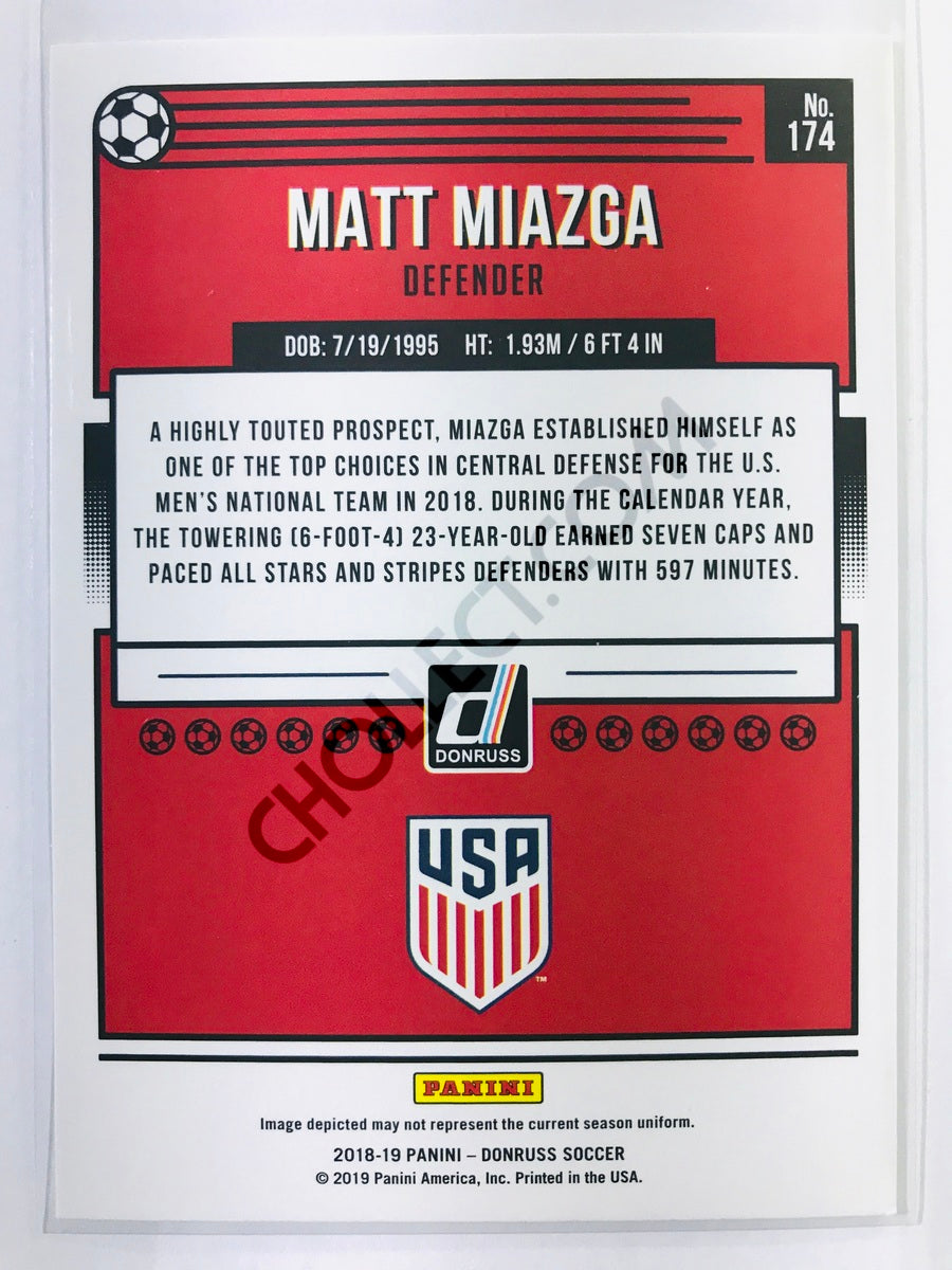 Matt Miazga - United States 2018-19 Panini Donruss #174