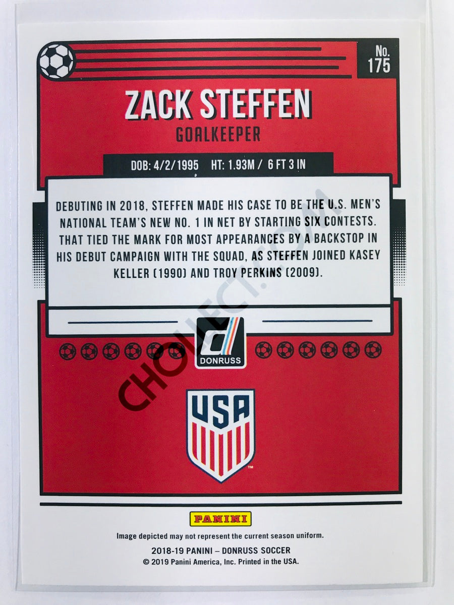 Zack Steffen - United States 2018-19 Panini Donruss #175