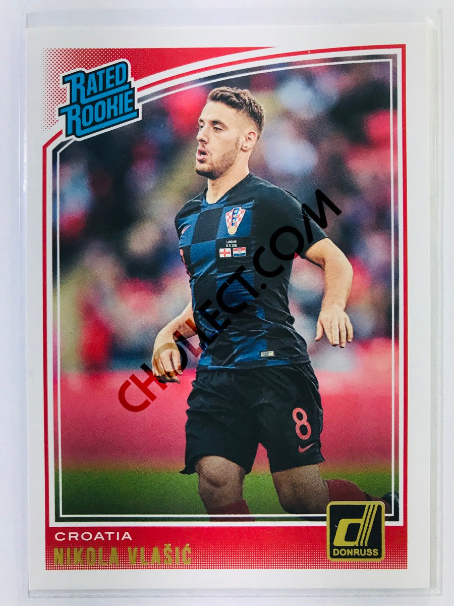 Nikola Vlasic - Croatia 2018-19 Panini Donruss Rated Rookie #188