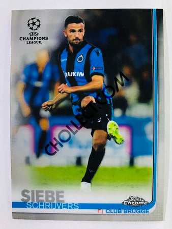 Siebe Schrijvers - Club Brugge 2018-19 Topps Chrome UCL #11