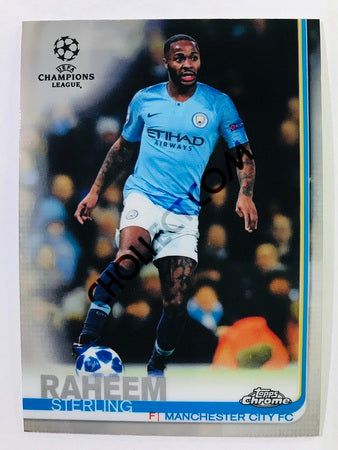 Raheem Sterling - Manchester City FC 2018-19 Topps Chrome UCL #12