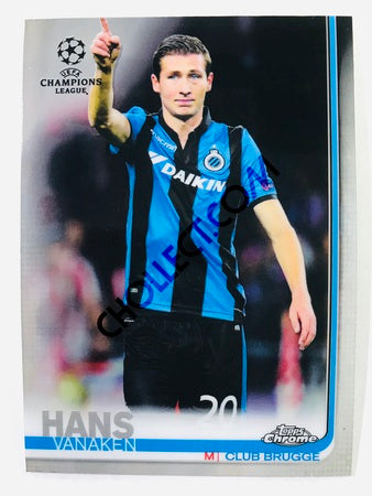 Hans Vanaken - Club Brugge 2018-19 Topps Chrome UCL #16