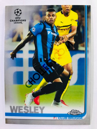 Wesley - Club Brugge 2018-19 Topps Chrome UCL #21