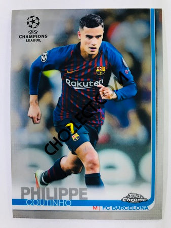 Philippe Coutinho - FC Barcelona 2018-19 Topps Chrome UCL #22