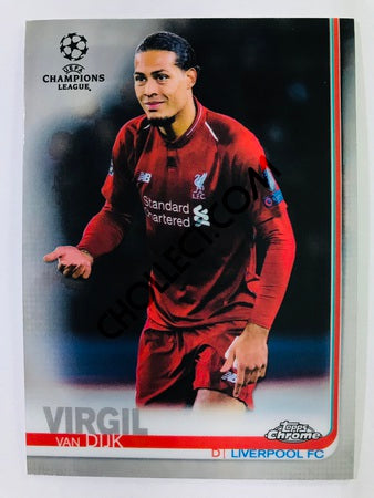 Virgil van Dijk - Liverpool FC 2018-19 Topps Chrome UCL #24