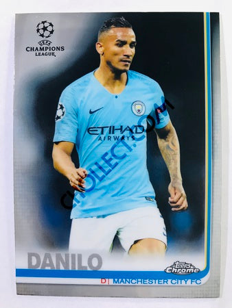 Danilo - Manchester City FC 2018-19 Topps Chrome UCL #29