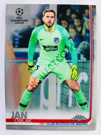 Jan Oblak - Club Atlético De Madrid 2018-19 Topps Chrome UCL #32