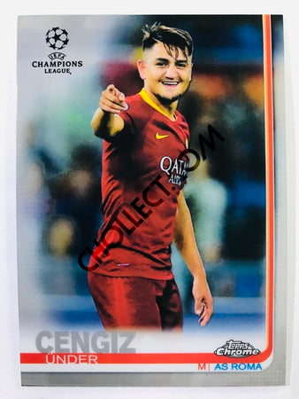 Cengiz Ünder - AS Roma 2018-19 Topps Chrome UCL #40