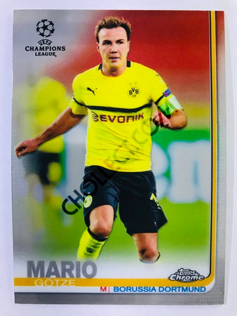 Mario Götze - Borussia Dortmund 2018-19 Topps Chrome UCL #41