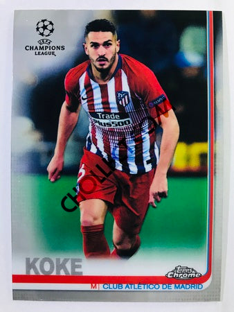 Koke - Club Atlético De Madrid 2018-19 Topps Chrome UCL #44