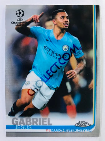 Gabriel Jesus - Manchester City FC 2018-19 Topps Chrome UCL #51