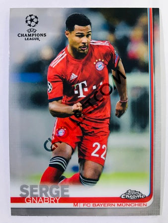 Serge Gnabry - FC Bayern München 2018-19 Topps Chrome UCL #53