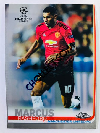 Marcus Rashford - Manchester United FC 2018-19 Topps Chrome UCL #68