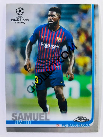 Samuel Umtiti - FC Barcelona 2018-19 Topps Chrome UCL #69