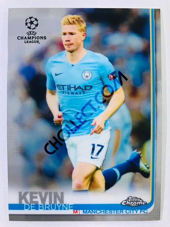 Kevin De Bruyne - Manchester City FC 2018-19 Topps Chrome UCL #72