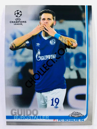 Guido Burgstaller - FC Schalke 04 2018-19 Topps Chrome UCL #88