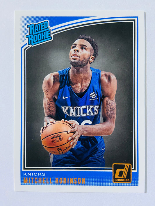 Mitchell Robinson - New York Knicks 2018-19 Panini Donruss Rated Rookie #163