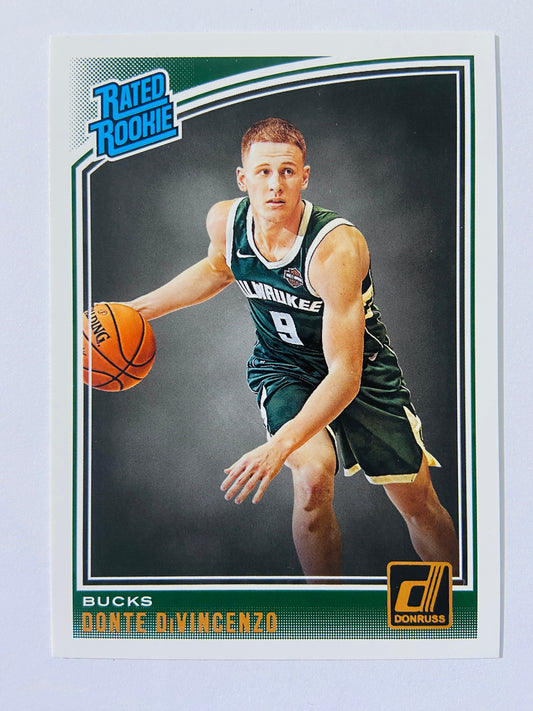 Donte DiVincenzo - Milwaukee Bucks 2018-19 Panini Donruss Rated Rookie #164