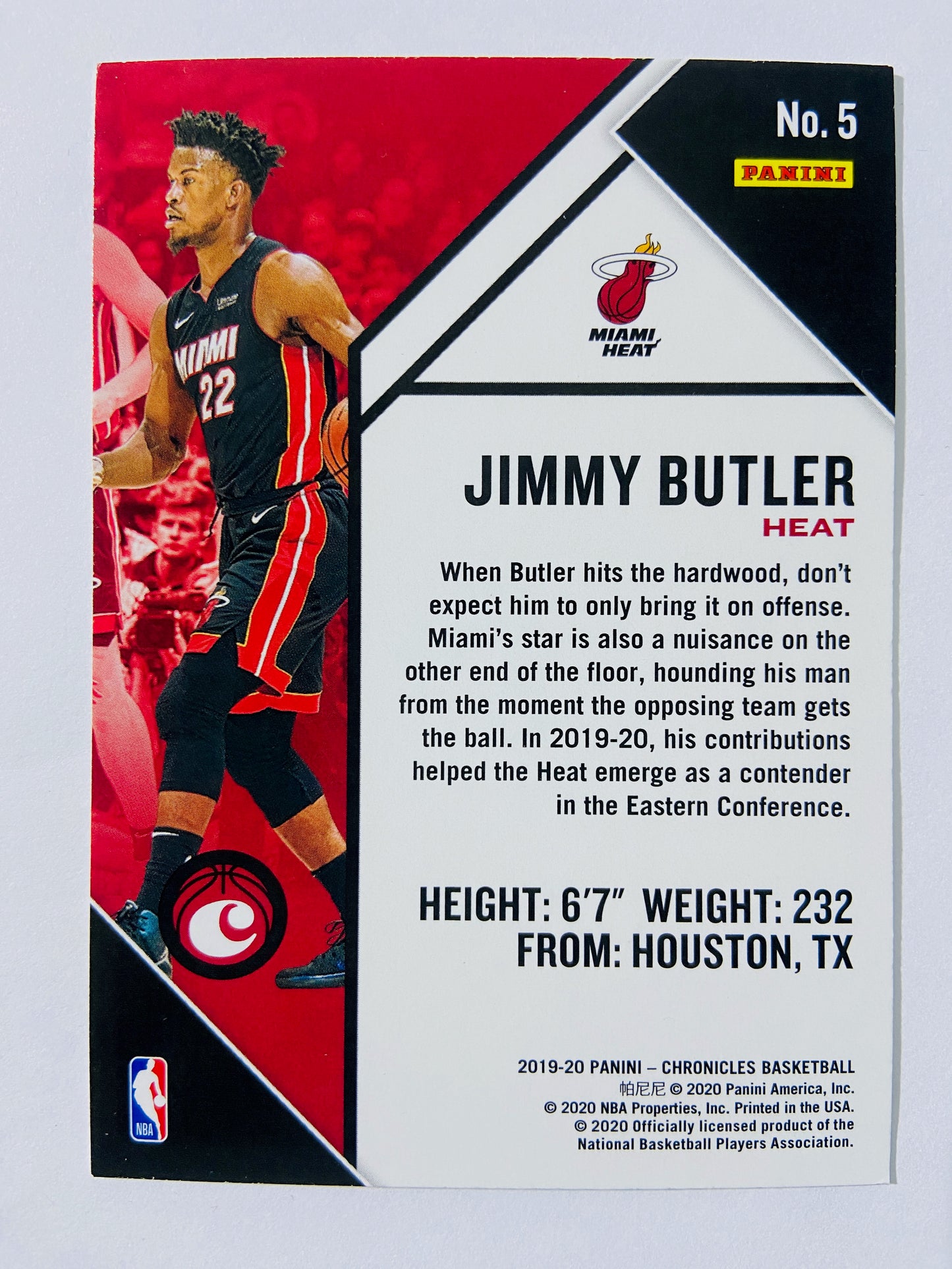 Jimmy Butler – Miami Heat 2019-20 Panini Chronicles Chronicles #5