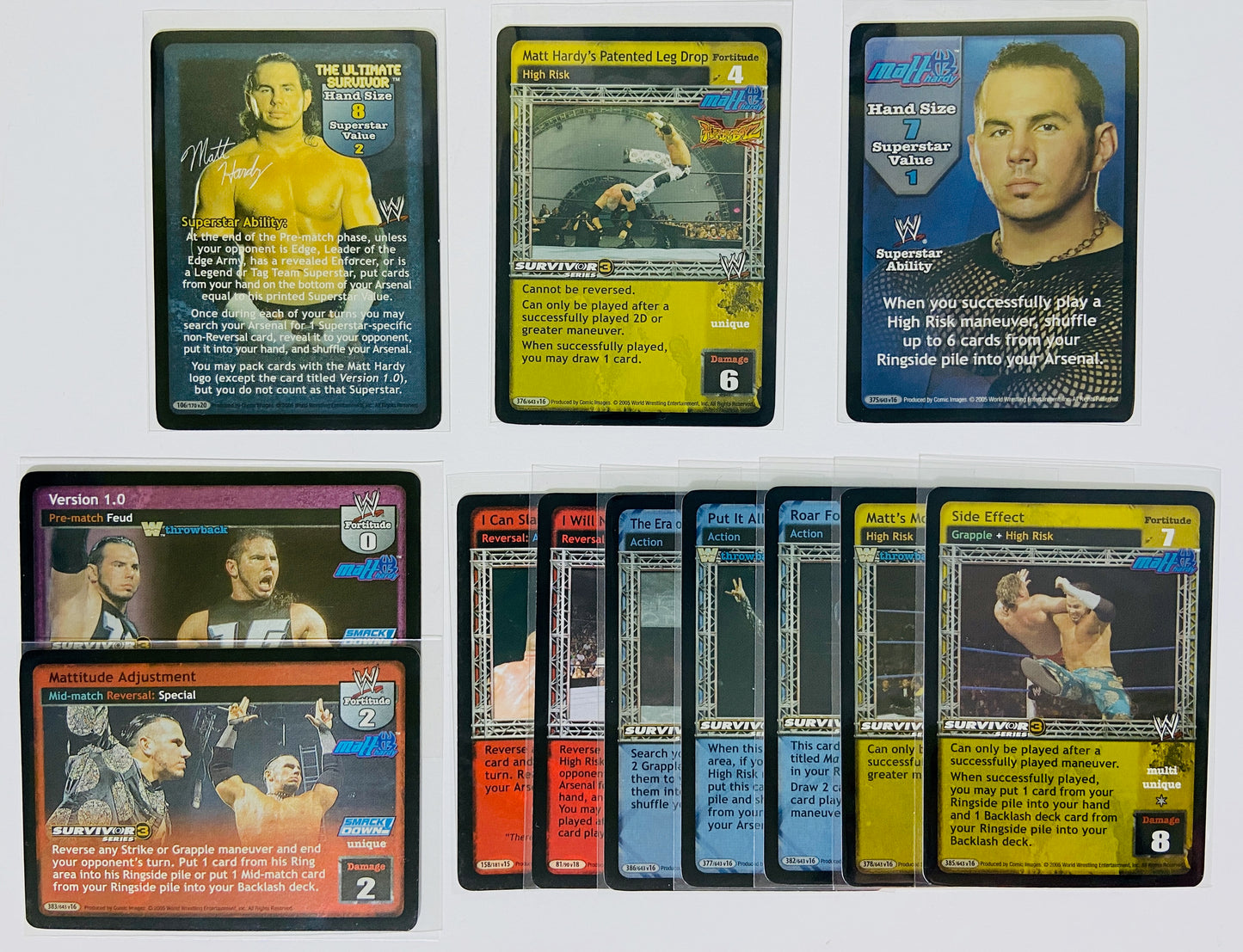 Matt Hardy - 12-Card Lot (SS3, Foils, Superstar Card, Rare)