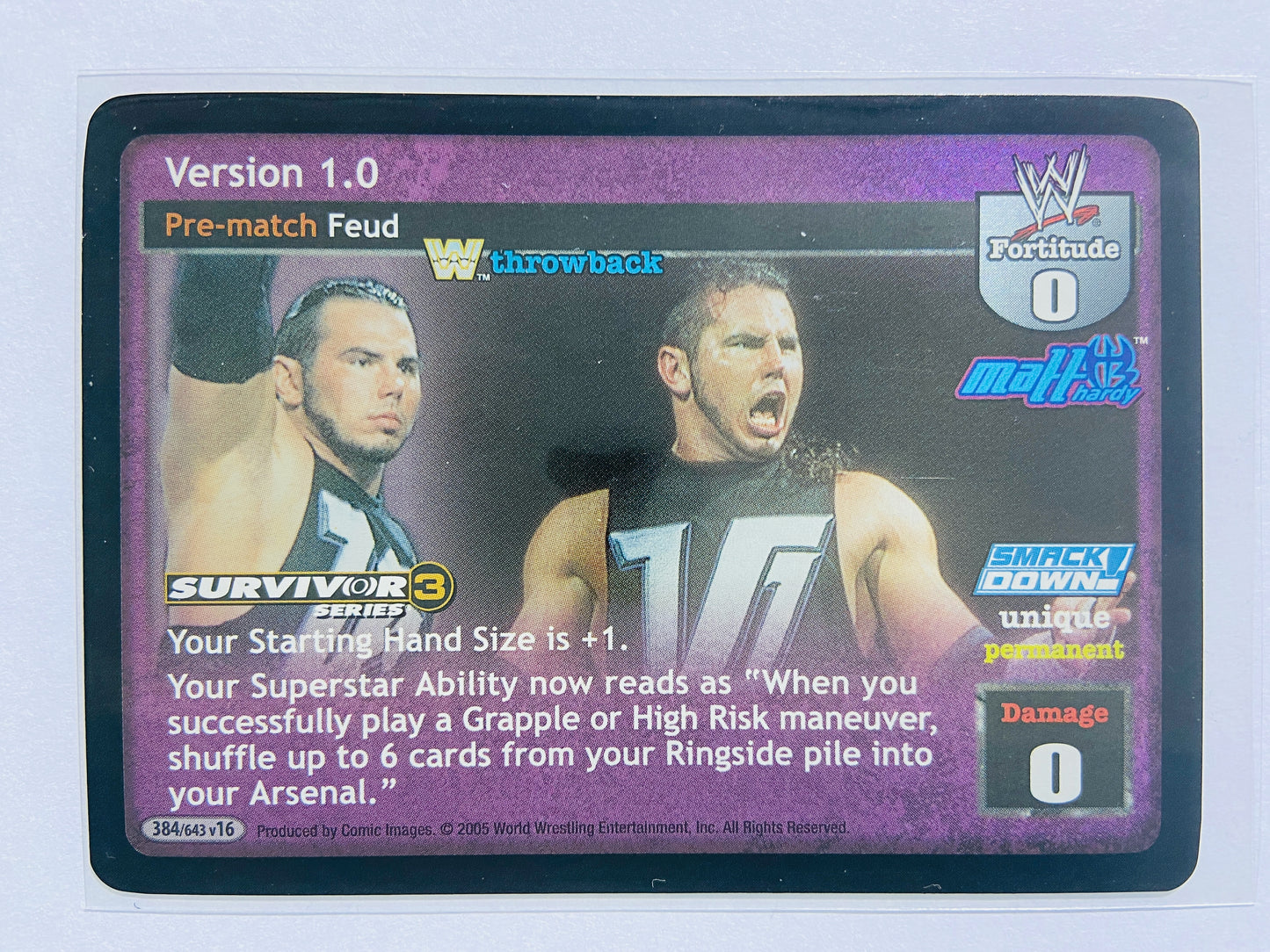 Matt Hardy - 12-Card Lot (SS3, Foils, Superstar Card, Rare)