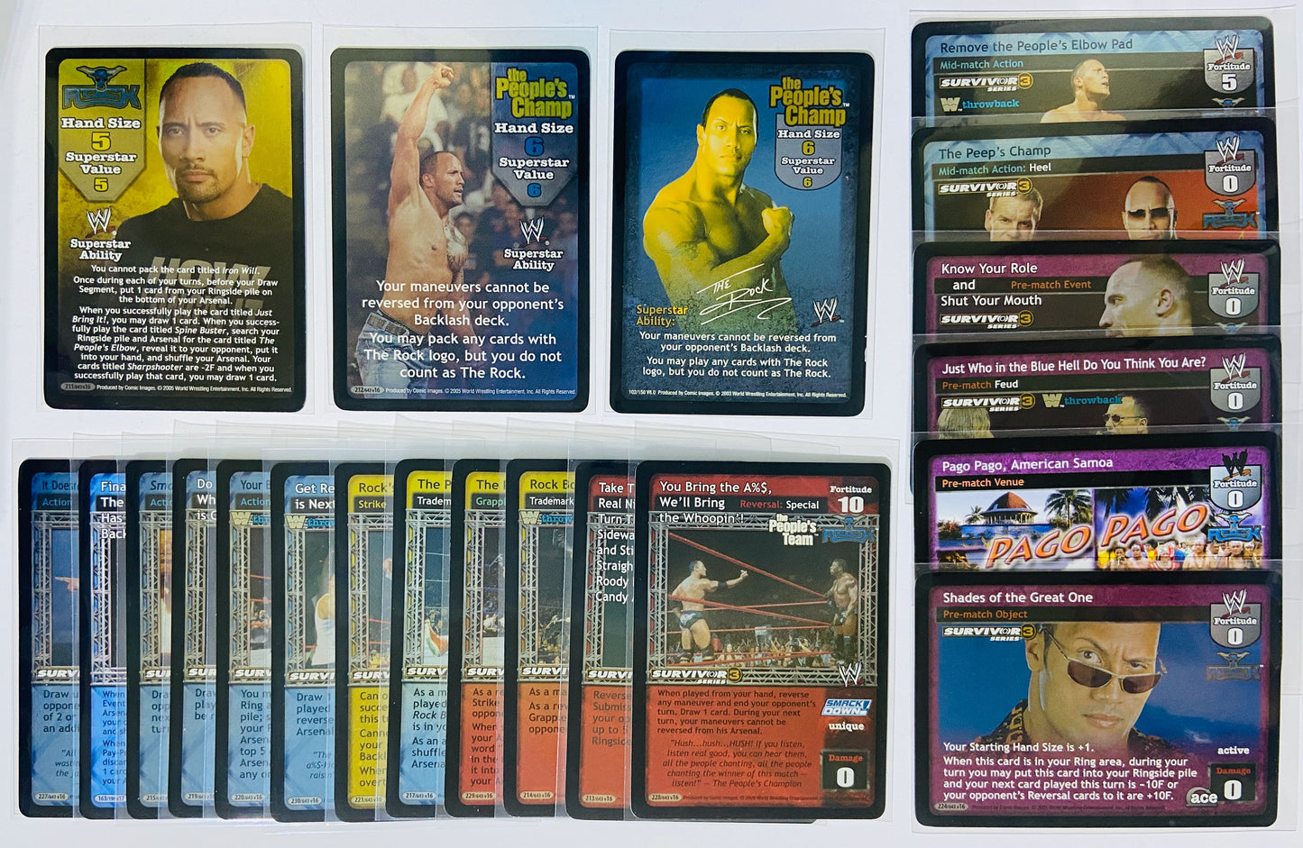 The Rock - 21-Card Lot (SS3, Foils, Superstar Card, Rare)