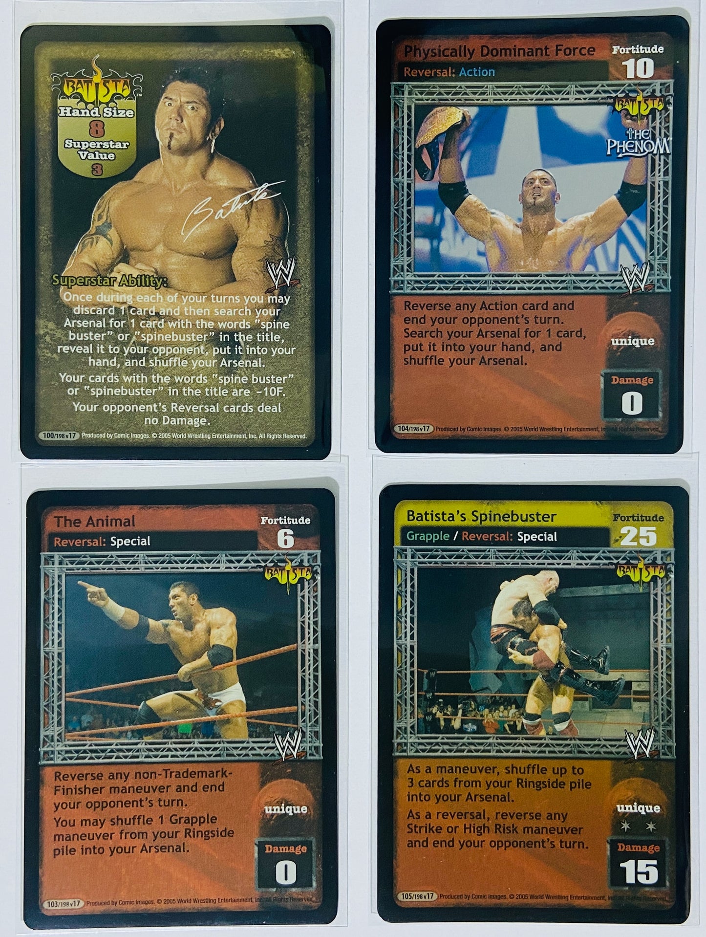 Batista - 4-Card Lot (Foils, Superstar Card, Rare)