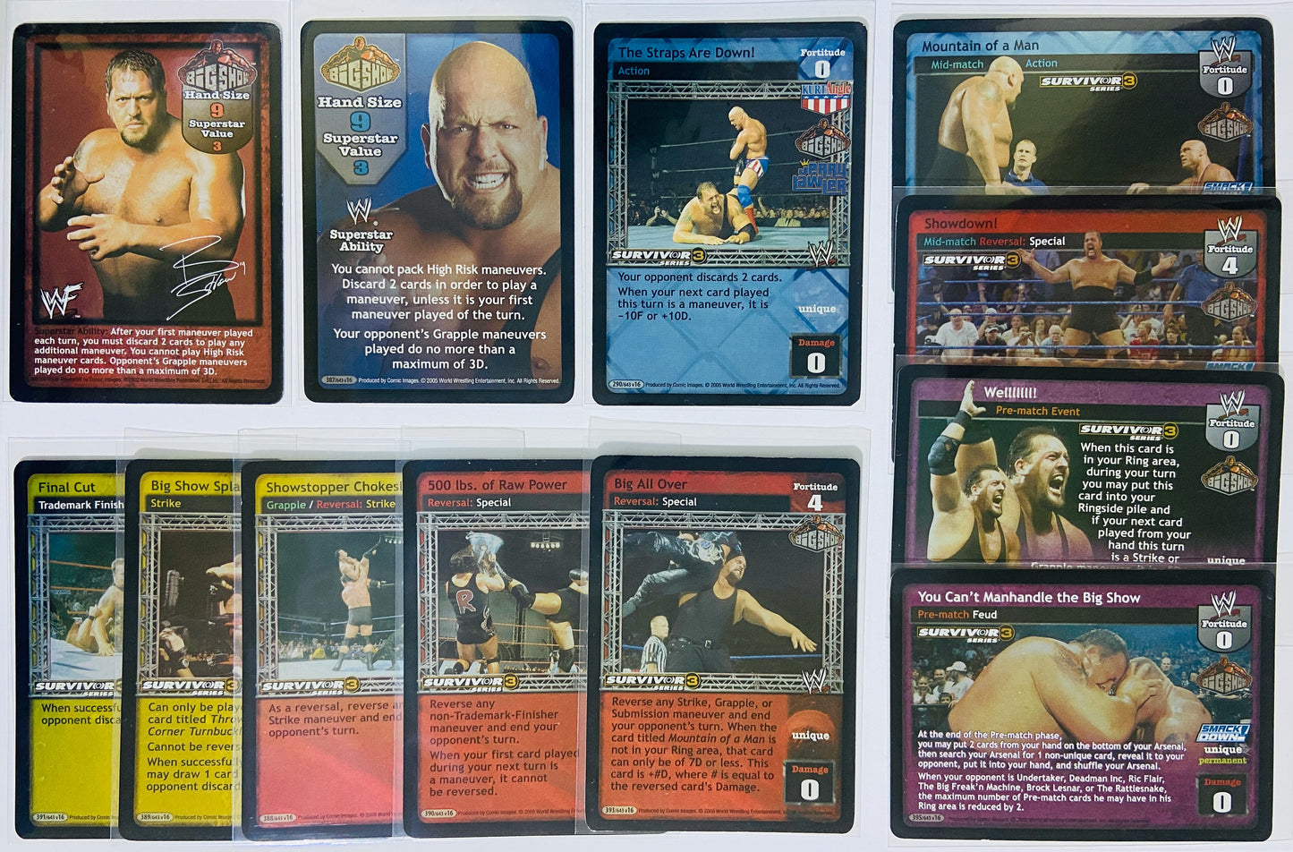 Big Show - 12-Card Lot (SS3, Foils, Superstar Card, Rare) Set A