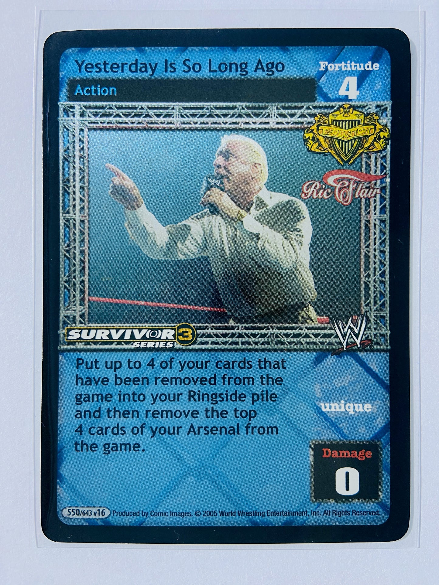 Evolution / Ric Flair - 3-Card Lot (SS3, Foils, Superstar Card)