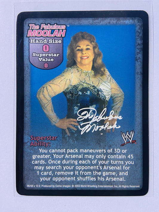 The Fabulous Moolah 2-Card Lot (Foils, Superstar Card, Rares)
