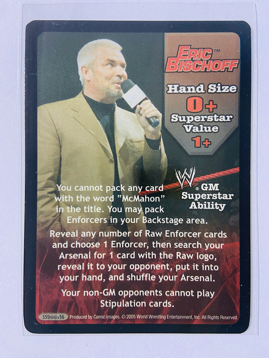Eric Bischoff 4-Card Lot A (Foils, GM, Enforcer, Raw, Stonecold)
