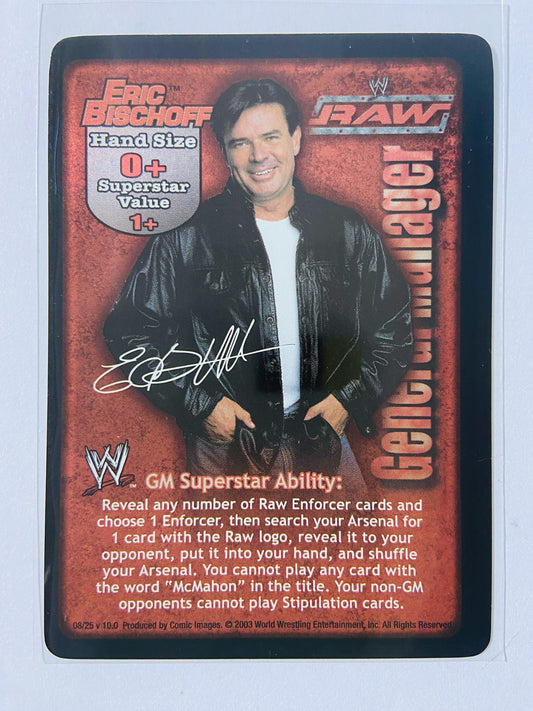 Eric Bischoff 4-Card Lot B (Foils, GM, Enforcer, Raw, Stonecold)