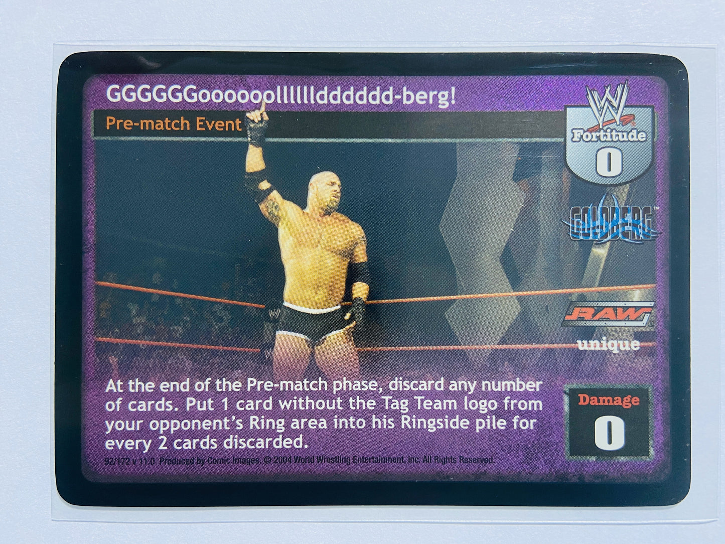 Goldberg 6-Card Lot B (Foils, Superstar Card, RAW, UltraRare/Rare, Complete Set)