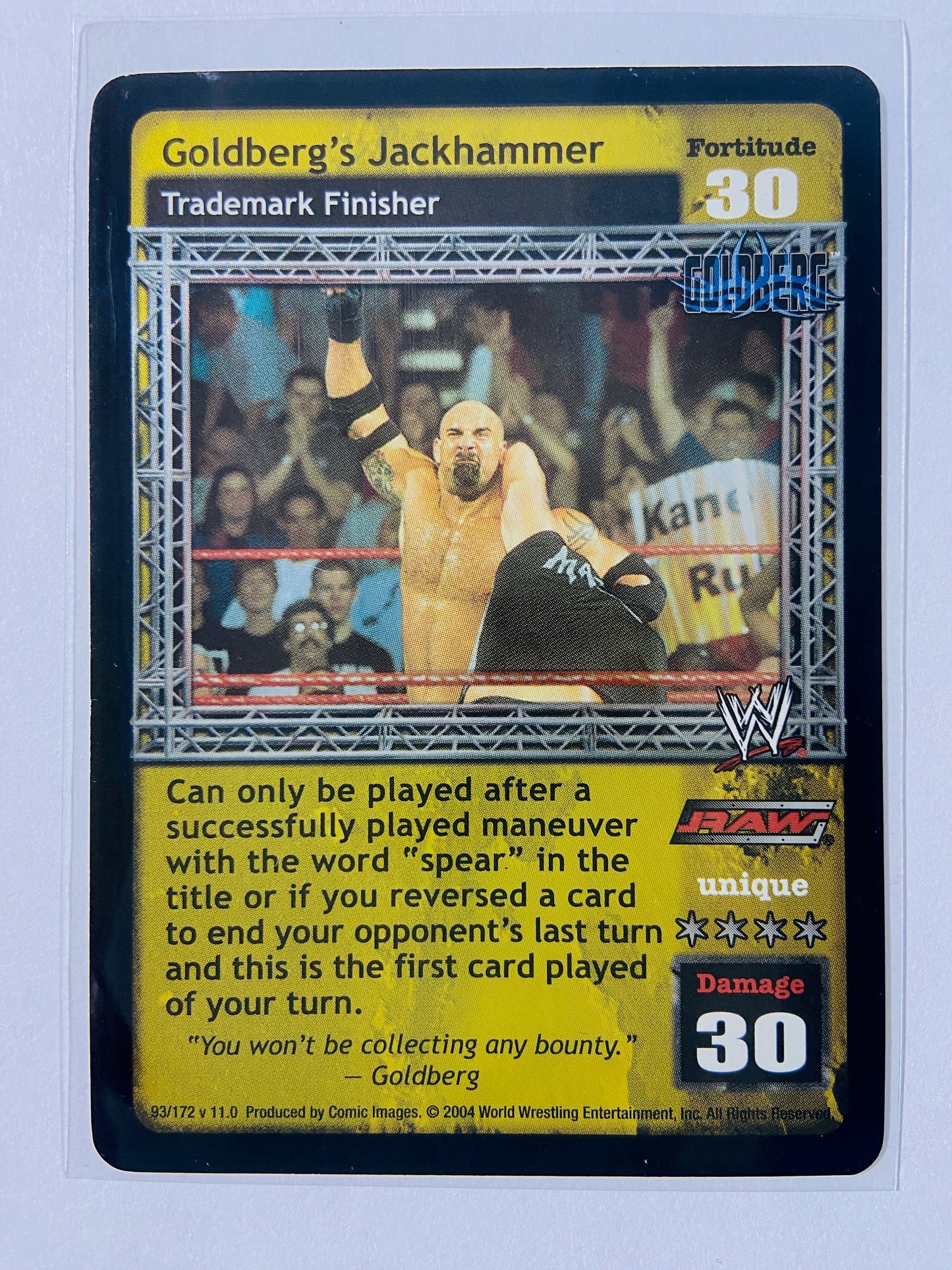 Goldberg 6-Card Lot B (Foils, Superstar Card, RAW, UltraRare/Rare, Complete Set)